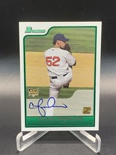 2006 Bowman Craig Breslow White RC Auto #d 065/120