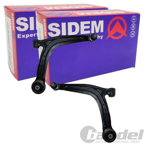 2X Sidem Querlenker Unten Vorne Passend FÜR Abarth 500 500C Fiat 500-image