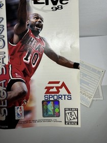 NBA Live 98 (Sega Saturn, 1998) Completo CIB TESTATO!