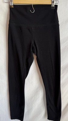 ...LululemonGroove ヨガパンツ 黒S(4) Lululemon Leggings Woman's Size 4 Black Stretch High-Rise Pants 24