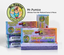 6 Bar Mr. Pumice Ultimate Pumi Bar Medium / Extra Coarse