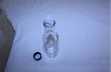 Essential Oil Clear Glass Bottles 24 Bulk Pack Box 5oz Each With Limiter Caps