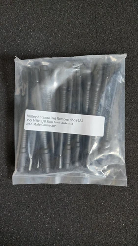 Smiley Antenna 455 MHz 5/8 Slim Duck Antenna SMA Male Connector Pack of 12