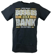 Sasha Banks Bosses Make Bank Black T-shirt