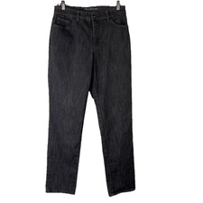 Gloria Vanderbilt Jeans Size 6 Amanda Straight Mid Rise Slimming Stretch Gray