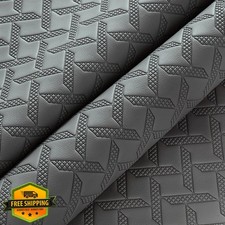 Marine Vinyl Fabric Grey Upholstery Faux Leather 36"x61" Car Yacht Decor