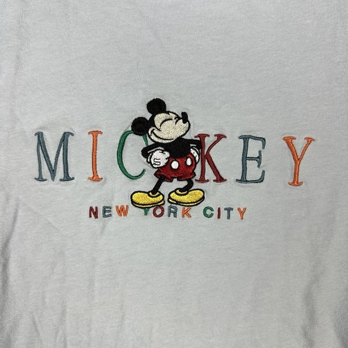 Disney Mickey Mouse Kids Embroidered Tee Size XS NEW YORK CITY - Picture 2 of 6