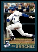Rey Sanchez 2001 Topps #66 Royals MLB READ FREE SHIPPING AutographDen