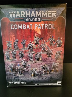 Warhammer 40k Chaos Space Marines Combat Patrol Iron Warriors OVP