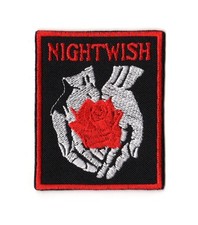 Nightwish Patch Rose Finnish Symphonic Power Folk Gothic Metal Music Band Logo