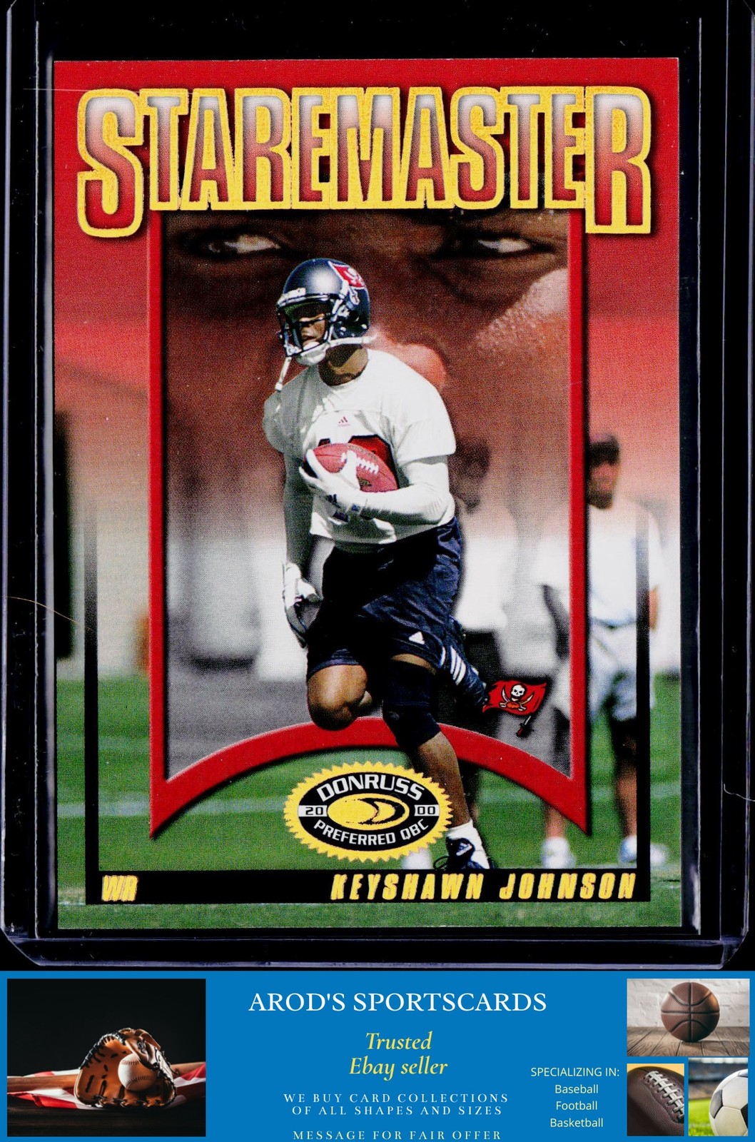 2000 Donruss Preferred *Keyshawn Johnson **Card #SM-10** #'d /1500