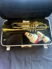 RARE 1964 Henri Selmer Paris DeVille Vintage Trumpet, Case, Mutes, Etc GreatCond