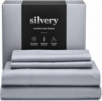 Silver Infused Bed Sheets - Soft, Self-Cleaning, Temperature-Regulating Comfort