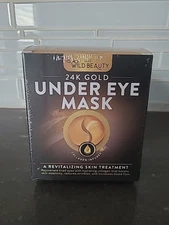 24K Gold Eye Masks Dark Circles  Puffiness 72 PCS (36 Pairs) Under Eye Patches