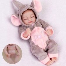 Realistic Preemie Girl Doll Full Body Vinyl Silicone Reborn Newborn Baby Dolls