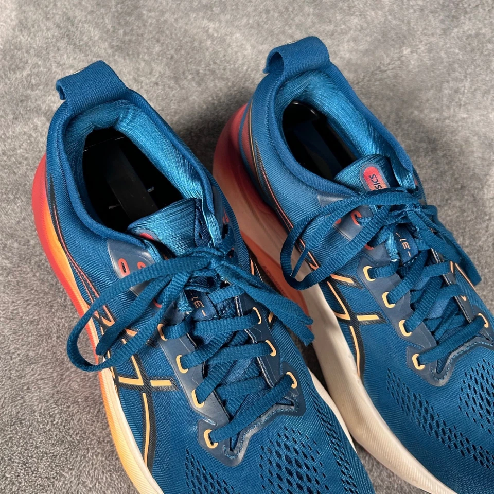 ASICS Gel Kayano 31 Azul Naranja Zapatos para Correr Tenis para Hombres 9 EU 42.5 Foto 4 de 4