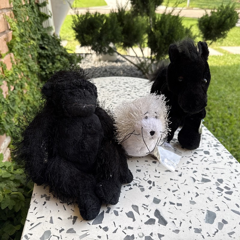 Lot of 3 Webkinz Plush: No Codes FREE SHIPPING