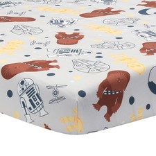 Lambs  Ivy Star Wars Signature Millennium Falcon 100 Cotton Fitted Crib Sheet