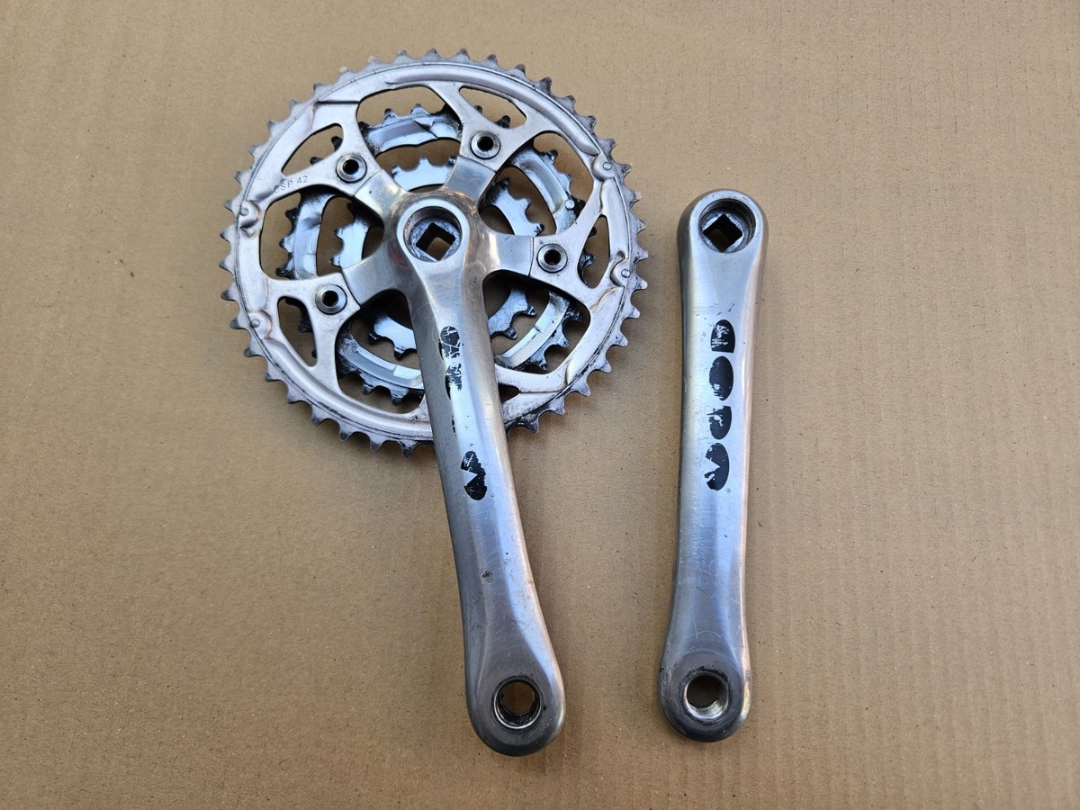 CODA by Sugino Mountain Bike Triple Crankset 175mm 42/32/22