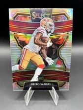 2019 Panini Select Deebo Samuel Zebra Prizm #29 card
