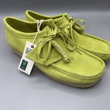 Clarks Originals- Wallabee Green Suede Shoes Moccasins- Men  s 10- New