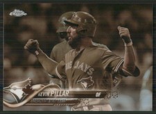 2018 Topps Chrome Sepia Refractors #11 Kevin Pillar Toronto Blue Jays 4171