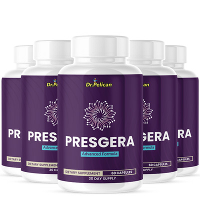 Presgera- Brain Support- 5 Bottles- 300 Capsules