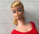 Lovely Vintage #850 Ash Blonde Swirl Ponytail Barbie With Original Swimsuit
