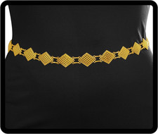 Navoky Gold Hollow Waist Chain Meatl Openwork Belt Chain Dress Jeans for Women