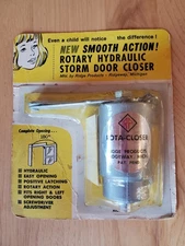 Vintage Rotary Hydraulic Storm Door Closer Rota-Closer Ridge Products USA New
