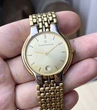 Rare Swiss Claude Bernard  Watch 71178 gold t...