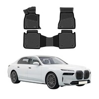 Omac Gummimatten FußMatten FüR BMW 7Er G70 2023-2026 TPE Automatten Schwarz 3Tlg