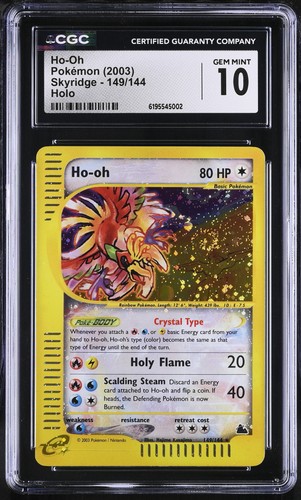Ho-oh graded CGC 10 for sale on eBay