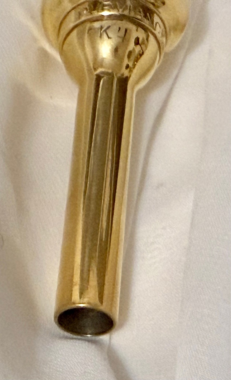 PURVIANCE K4 FLUGELHORN mthp GOLD PLATE  FRENCH STRAIGHT SHANK RARE!!!!