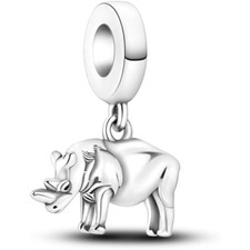 HONGRUI 925 Sterling Silver Charm for Bracelets Necklace Fashion Heart