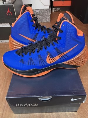Deadstock Nike iD Hyperdunk 2013 Blue Orange 630845-992 Sneaker with Box Men Us9