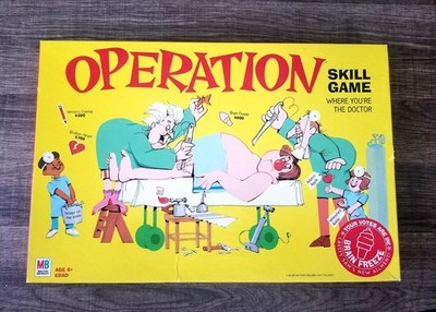 Milton Bradley 4545 Operation Game with Cards Kids 6 years and up