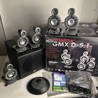 NEW KLIPSCH ProMedia GMX D-5.1 Surround Sound Digital Speaker System