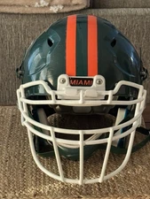 Miami “THE U” Custom Made Alternative Football Helmet.