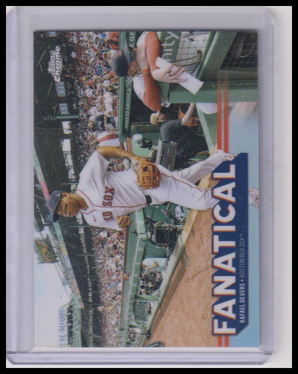 Rafael Devers #FAN-2 Baseball Cards 2025 Topps Chrome Fanatical trading card — raw and PSA graded price guide