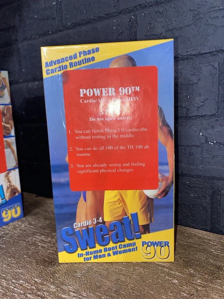 Beach Body Sculpt Power 90, Ab Ripper 200, Walk Away Pounds VHS Lot Sealed HTF - Image 4 of 4