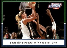 2005-06 Rittenhouse WNBA Playoffs Seattle sweeps Minnesota 2-0 #P4 B