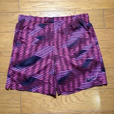 Nike Dri-Fit Women s Geometric Print Pink Training Shorts Size XL