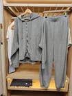 OYSHO JOGGER TRACKSUIT GREY LARGE OVERSIZED JACKET TROUSERS ACTIVE GYM WOMEN