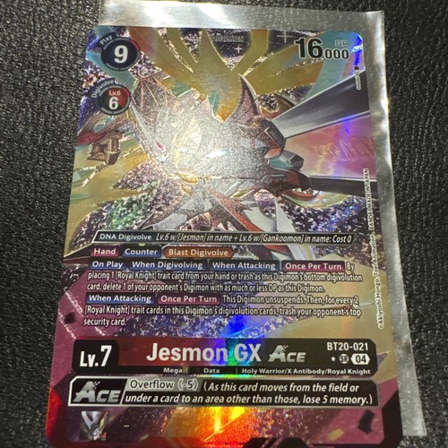 Jesmon GX ACE [Textured Foil] #BT20-021 Digimon Special Booster 2.5 card