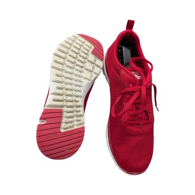 Skechers Lite-Weight 13070 Red Textile Sneakers Mens 8 Running Walking Shoes