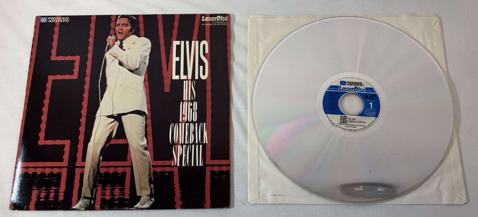 Laserdisc ~ ELVIS PRESLEY 1968 Comeback Special
