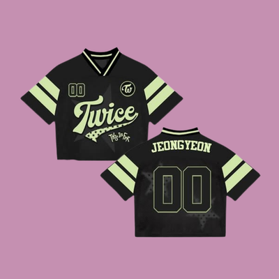 TWICE THIS IS FOR Football Member Black Jersey Once Kpop Concert