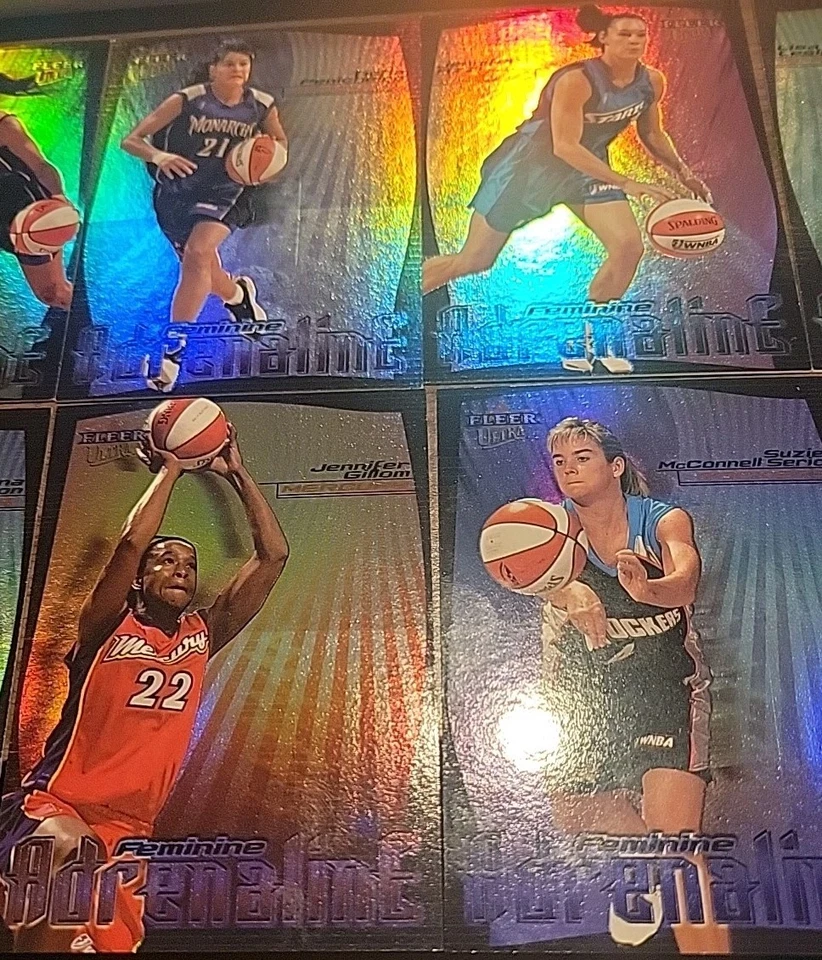 2000 Fleer Ultra WNBA Feminine Adrenaline Complete 10 Trading Card Set - Image 4 of 4