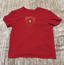 Scuderia Ferrari Ferrari Red Short Sleeve Crewneck Shirt F1 Racing-Formula 1